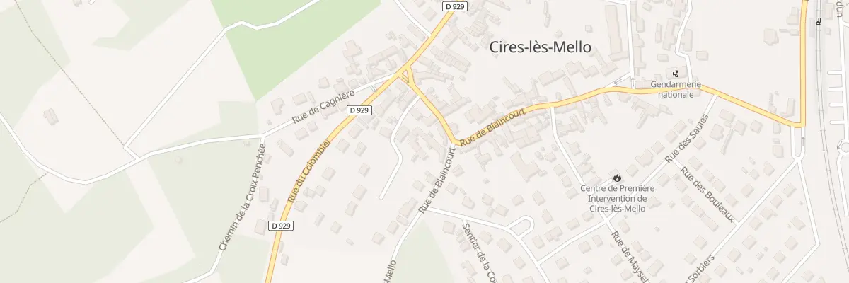 Plan du 36T Rue de Blaincourt à Cires-lès-Mello