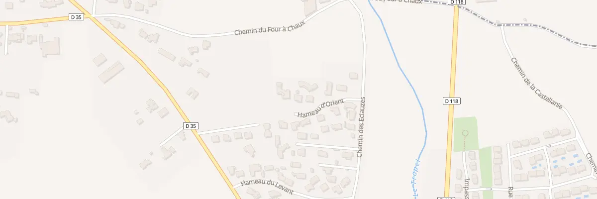 Plan du 5 Lot Hameau de l’Orient à Villegailhenc