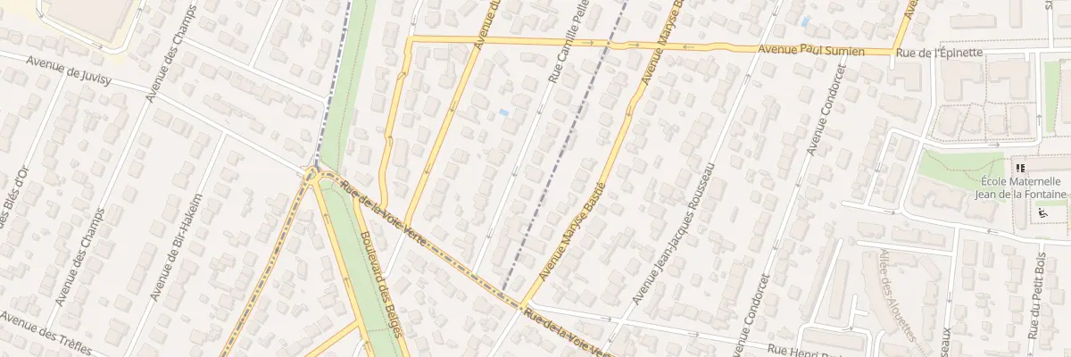 Plan du 14 Rue Camille Pelletan à Paray-Vieille-Poste