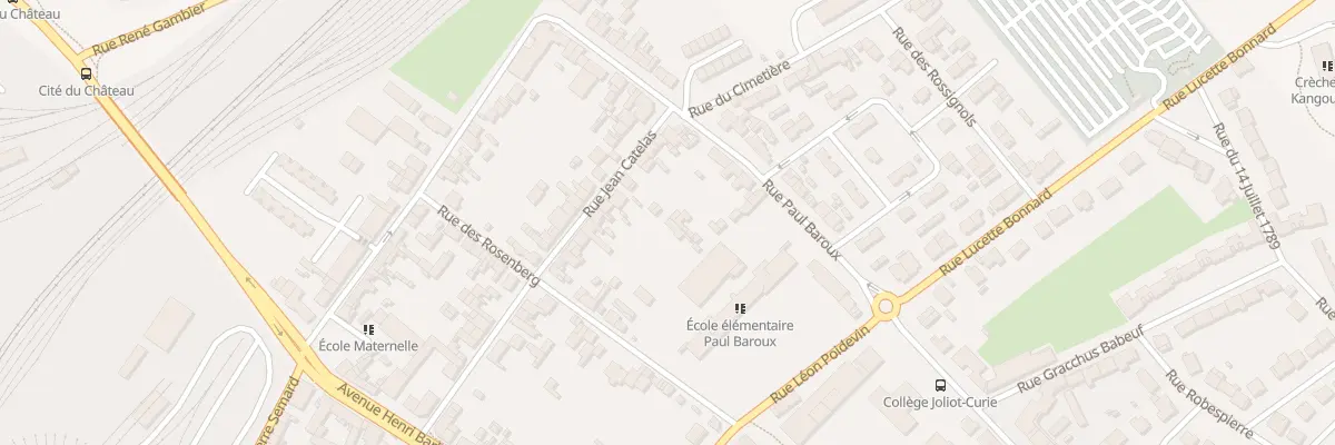 Plan du 32 Rue Jean Catelas à Longueau