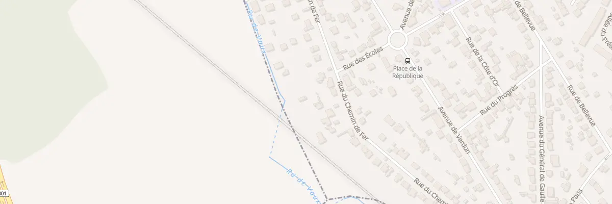 Plan du 47 Rue du Chemin de Fer à Ézanville