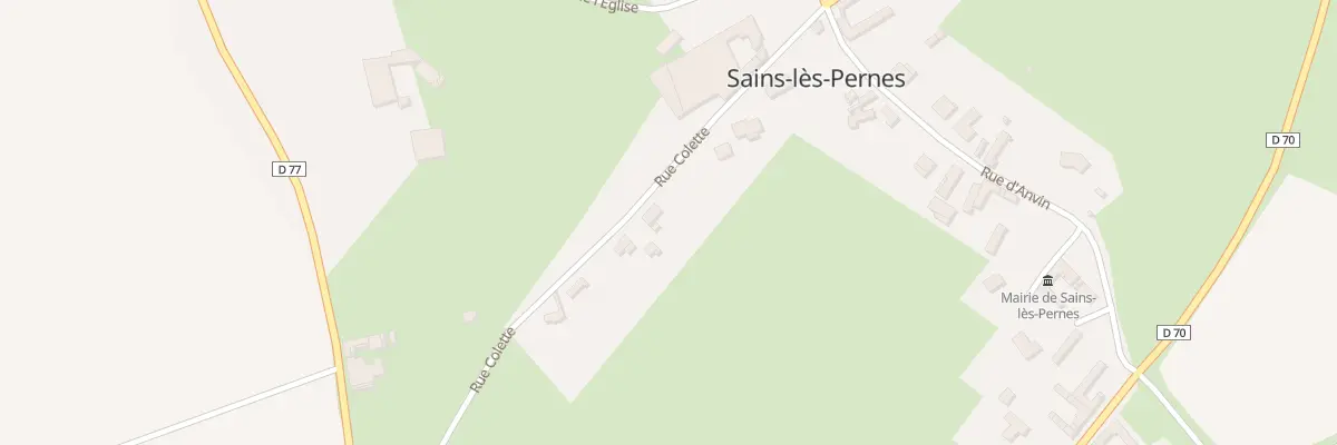 Plan du 5 Rue Colette à Sains-lès-Pernes