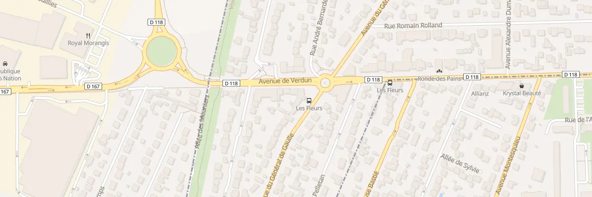 Plan du 9 Av de Verdun à Paray-Vieille-Poste
