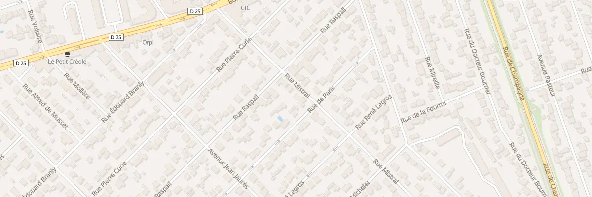 Plan du 45 Rue Mistral à Savigny-sur-Orge