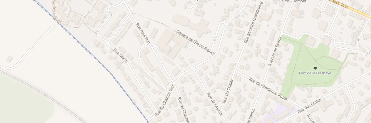 Plan du 25 Rue du Chemin Vert à Ézanville