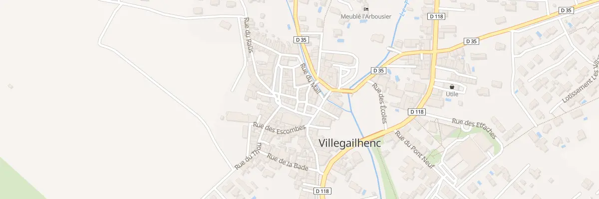 Plan du 3 Rue du Fort à Villegailhenc