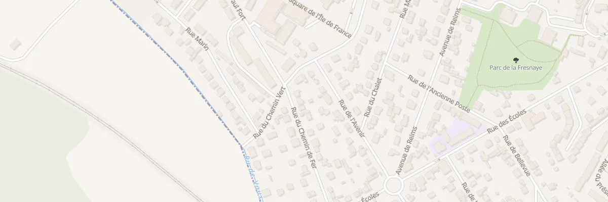 Plan du 70 Rue du Chemin de Fer à Ézanville