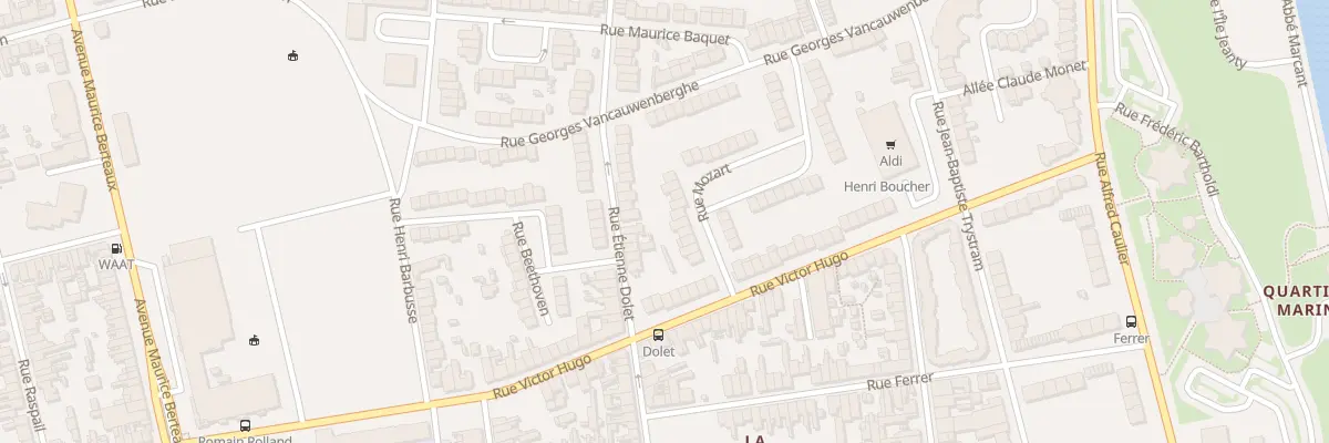 Plan du 11 Rue Mozart Saint Pol à Dunkerque