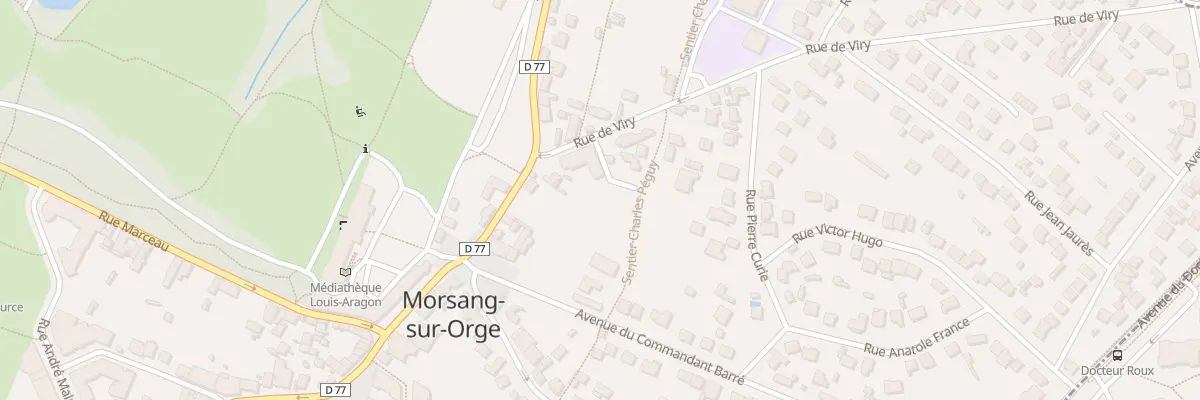 Plan du 1 Rue Jean Raynal à Morsang-sur-Orge