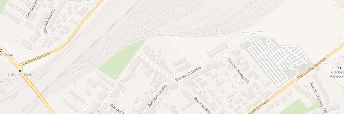 Plan du 11B Rue Paul Baroux à Longueau