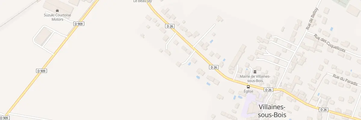 Plan du 15 Rue de la Gare à Villaines-sous-Bois