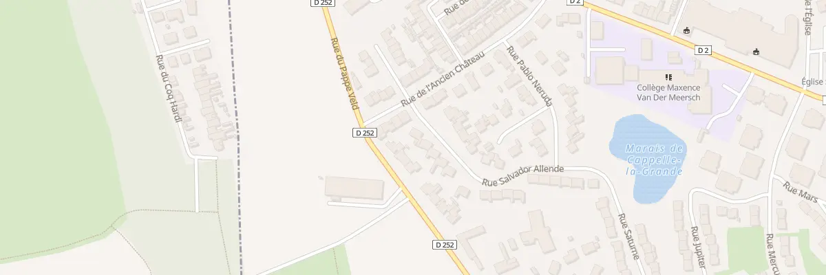 Plan du 1 Rue Salvador Allende à Cappelle-la-Grande