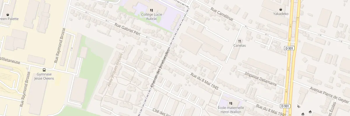 Plan du 70 Rue du Huit Mai 1945 à Saint-Denis
