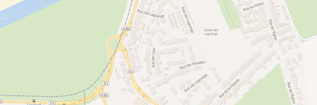 Plan du 14 Rue des Lilas à Cappelle-la-Grande