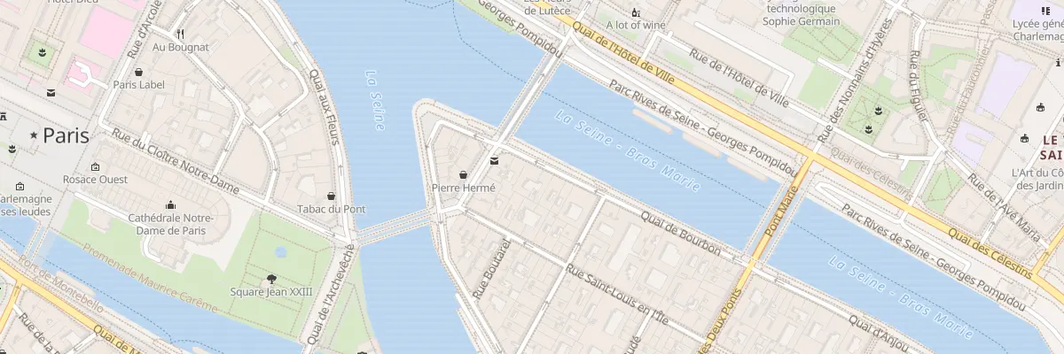 Plan du 29 Quai de Bourbon à Paris 4e Arrondissement