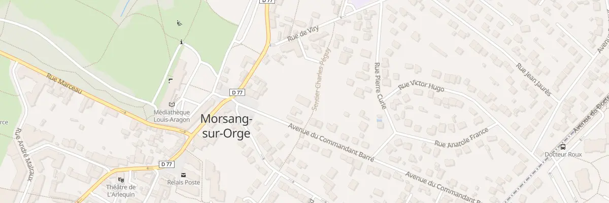Plan du 1A Av du Commandant Barre à Morsang-sur-Orge