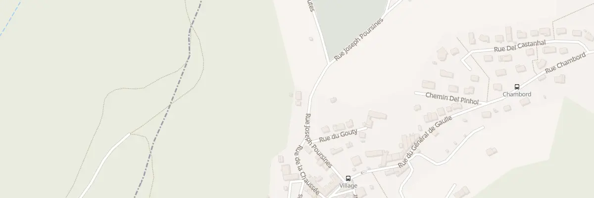 Plan du 25 Rue Joseph Poursines à Aussillon