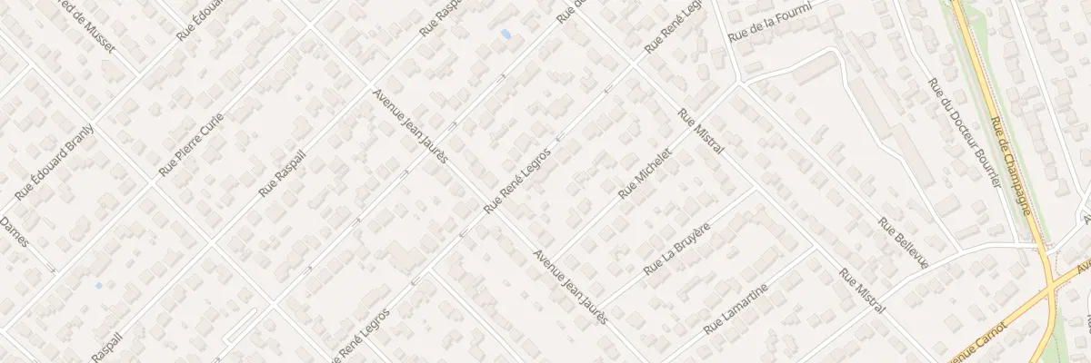 Plan du 86 Rue Rene Legros à Savigny-sur-Orge