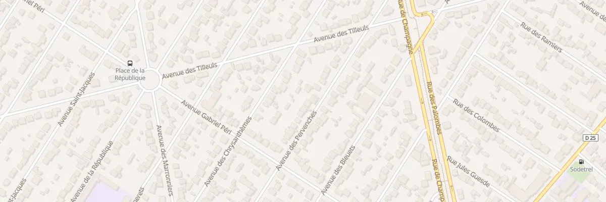 Plan du 51 Av des Pervenches à Savigny-sur-Orge