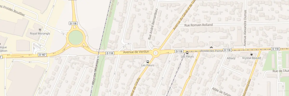 Plan du 1 Rue André Bernardeau à Paray-Vieille-Poste