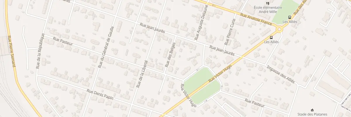 Plan du 138 Rue des Belges à Longueau