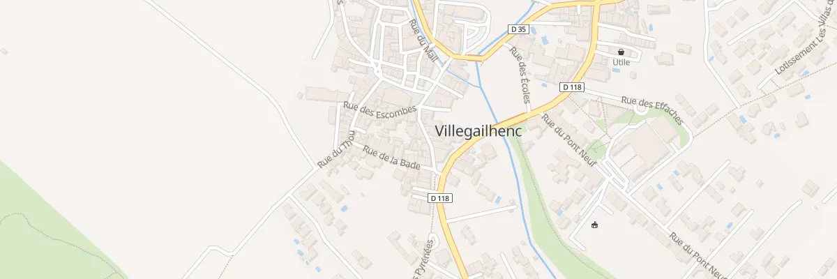 Plan du 6 Gr Grand’ Rue à Villegailhenc