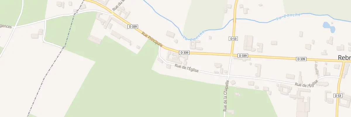 Plan du 64 Rue Principale à Rebreuviette