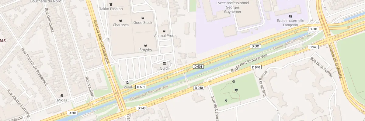 Plan du 77 Rue Jean Bart Saint Pol à Dunkerque