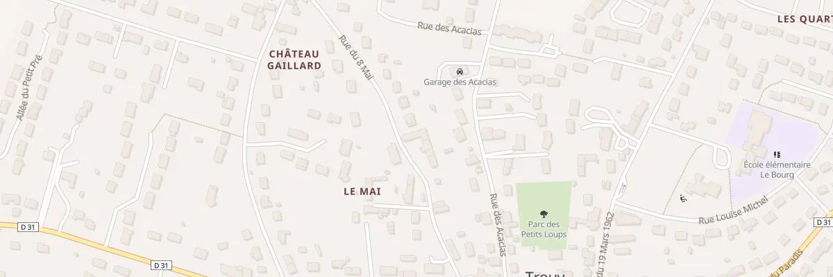 Plan du 18 Rue du Mai à Trouy