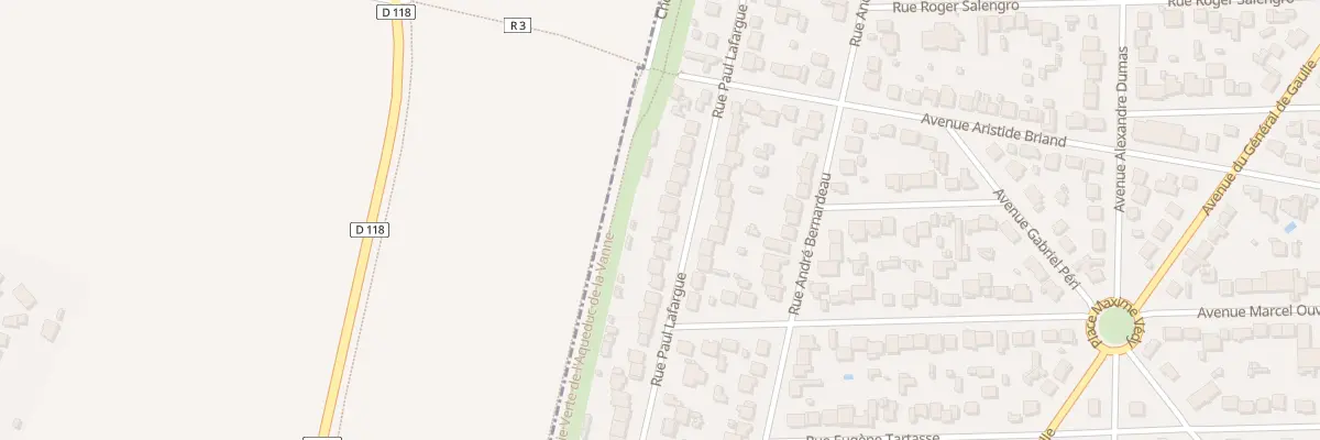 Plan du 135 Rue Paul Lafargue à Paray-Vieille-Poste