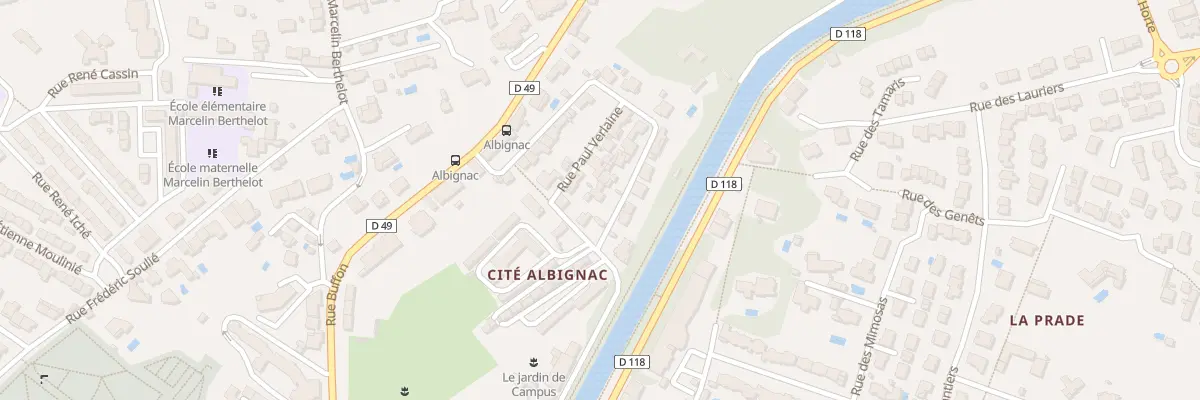 Plan du 5 Rue Anatole France à Carcassonne