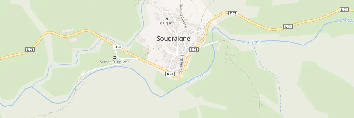 Plan du 1000 Le Village à Sougraigne