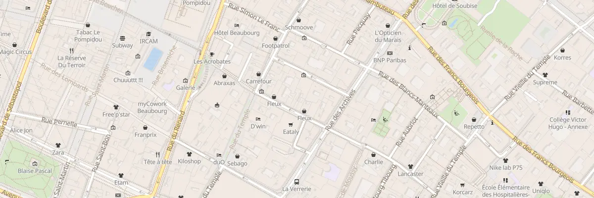 Plan du 46 Rue Sainte Croix Bretonnerie à Paris 4e Arrondissement