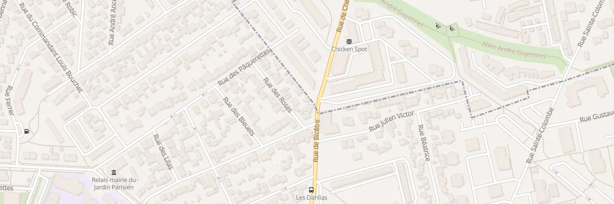 Plan du 159 Rue de Bicêtre à L’Haÿ-les-Roses