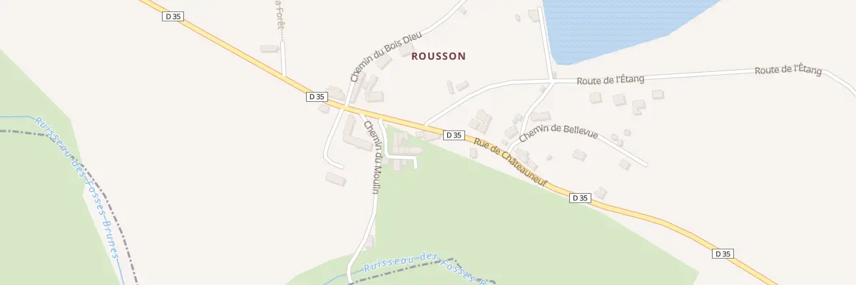 Plan du 3 Rue de Chateauneuf à Saint-Loup-des-Chaumes