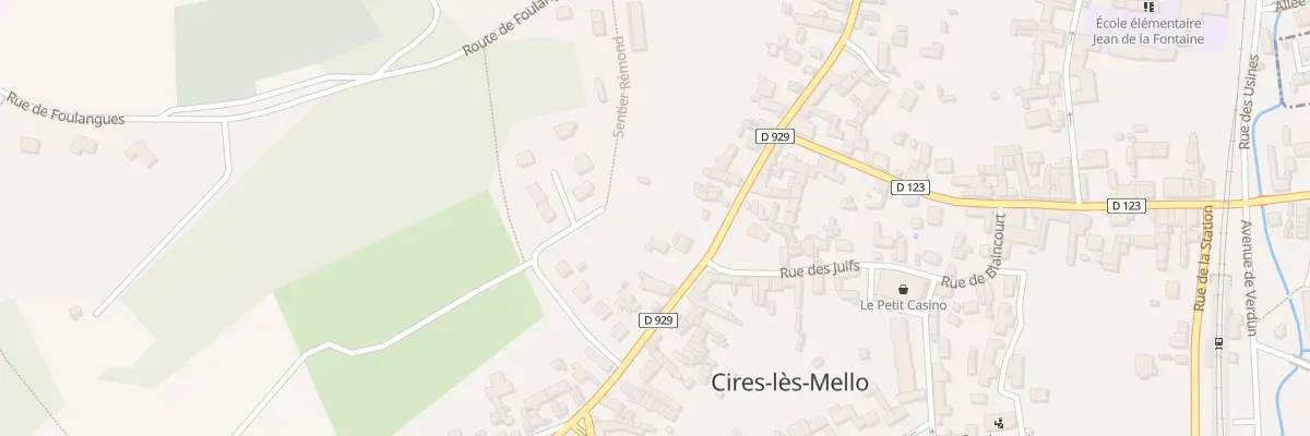 Plan du 32 Rue du Colombier à Cires-lès-Mello