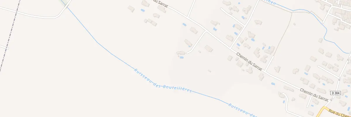 Plan du 925 Che du Sarrat à Cazilhac