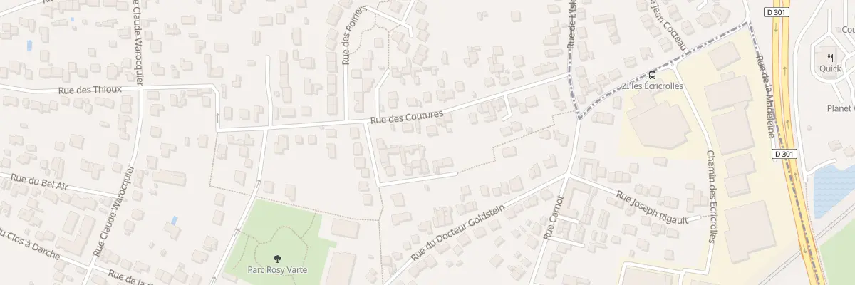 Plan du 28B Rue des Coutures à Groslay
