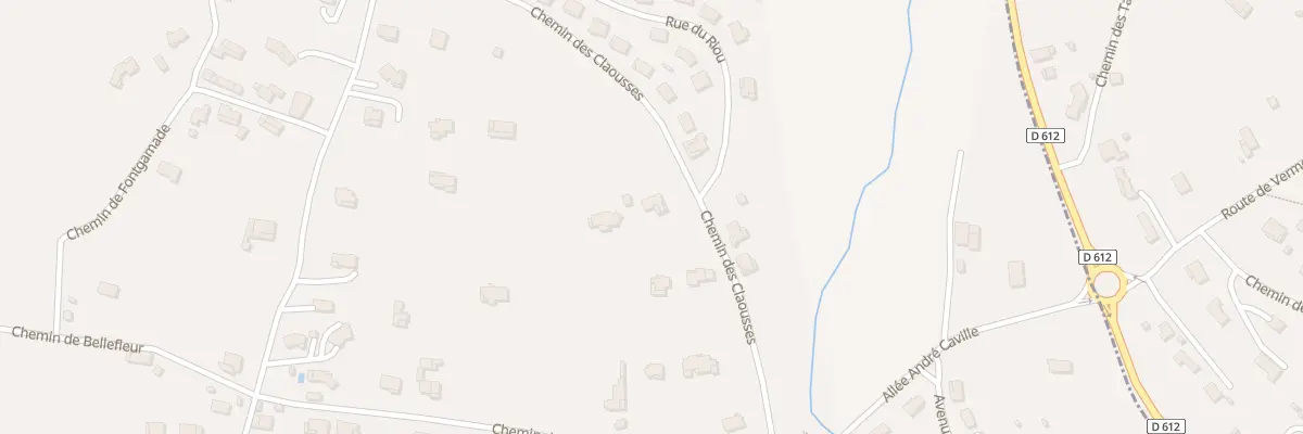 Plan du 351 Che des Claousses à Payrin-Augmontel