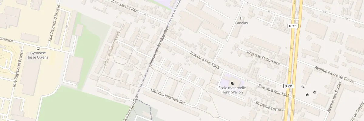 Plan du 59 Rue du Huit Mai 1945 à Saint-Denis