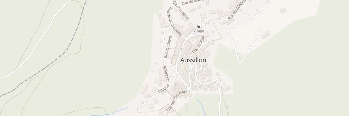 Plan du 60 Rue du Gal de Gaulle à Aussillon