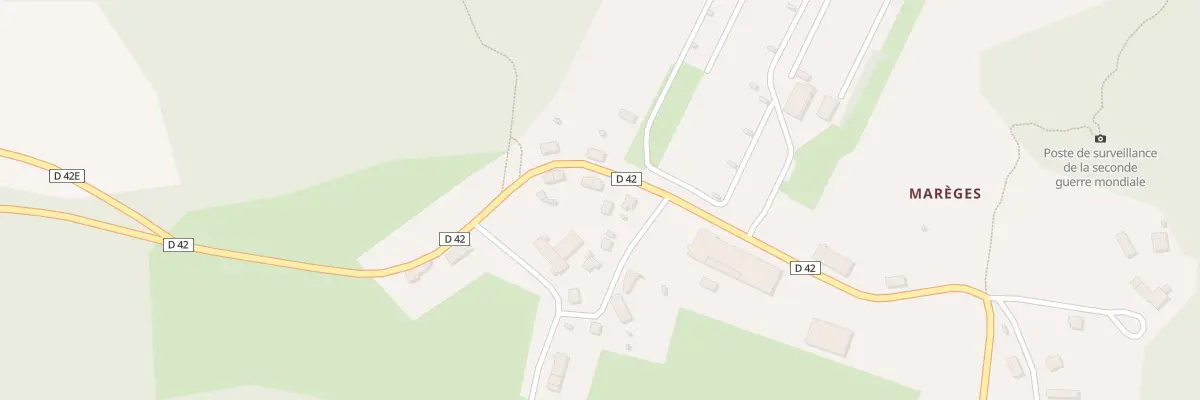 Plan du 41 MarÈges à Liginiac