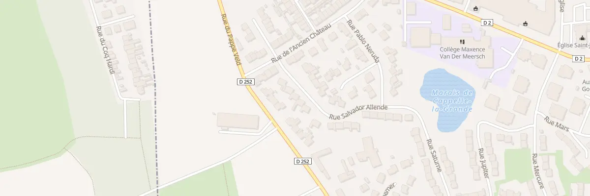 Plan du 5 Rue Salvador Allende à Cappelle-la-Grande