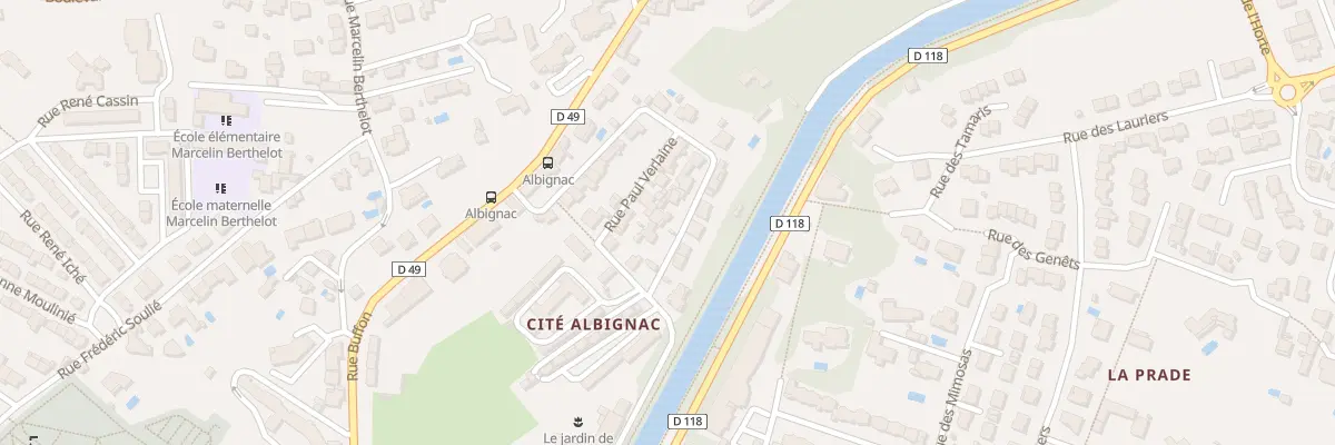Plan du 7 Rue Anatole France à Carcassonne