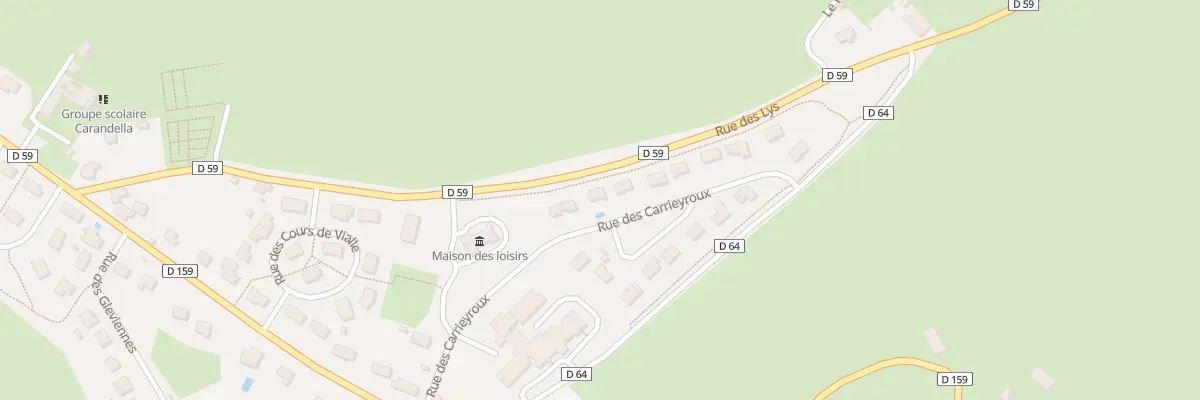 Plan du 7 Rue des Carrieyroux à Crandelles