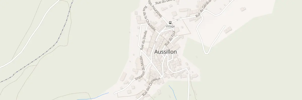 Plan du 58 Rue du Gal de Gaulle à Aussillon