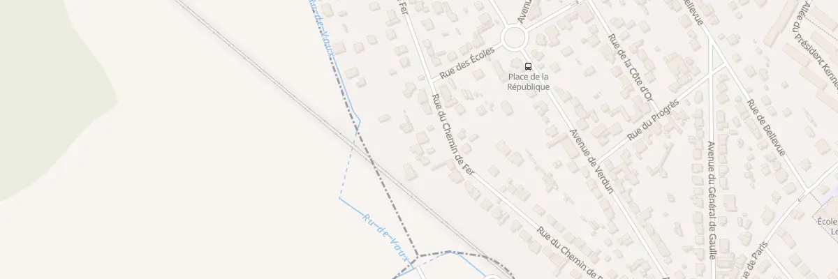 Plan du 43 Rue du Chemin de Fer à Ézanville