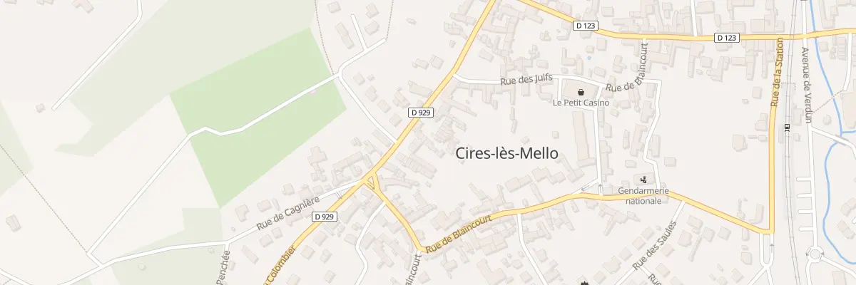 Plan du 49 Rue du Colombier à Cires-lès-Mello