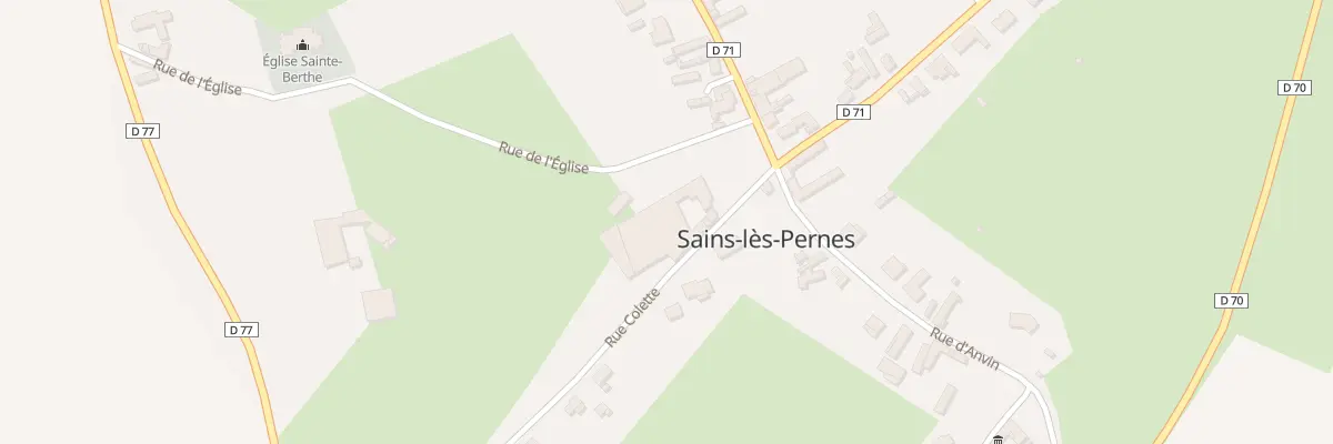 Plan du 4 Rue Colette à Sains-lès-Pernes