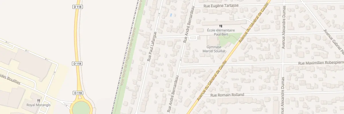 Plan du 33 Rue André Bernardeau à Paray-Vieille-Poste